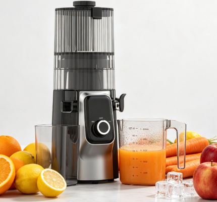Медленная соковыжималка Fresh Smart HJ102C – соковыжималка, которая позволяет создавать собственные смеси соков с 3 регулируемыми скоростями, широким желобом 135 мм, холодным отжимом 200 Вт и самоочисткой