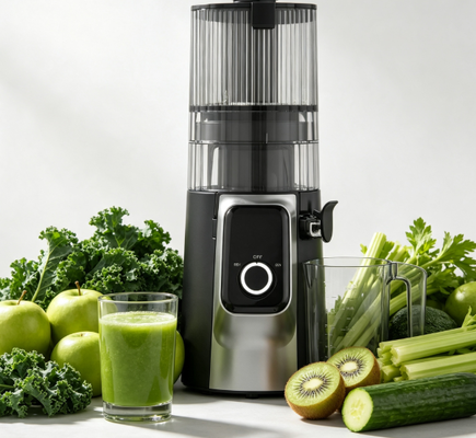 Низкоскоростная соковыжималка Fresh Smart HJ102C – соковыжималка, которая поможет вам заново открыть настоящий вкус благодаря 3 регулируемым скоростям, широкому загрузочному желобу 135 мм, холодному отжиму мощностью 200 Вт и самоочистке