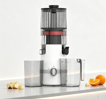 Медленная соковыжималка Fresh Smart HJ102B – первый шаг вашей семьи к лучшему здоровью с желобом 135 мм, холодным отжимом 200 Вт, самоочисткой и интеллектуальным дизайном безопасности