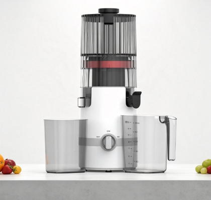 Медленная соковыжималка Fresh Smart HJ102B – Питайте свою семью естественно с желобом 135 мм, холодным отжимом 200 Вт, самоочисткой и замком от детей