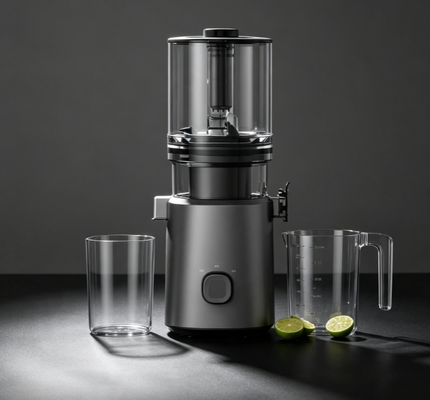 Соковыжималка Fresh Smart HJ303 с медленным отжимом — одна машина. Одна порция. Одна уборка. Готово.