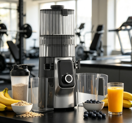 Медленная соковыжималка Fresh Smart HJ102C — экстрактор для цельных фруктов и овощей